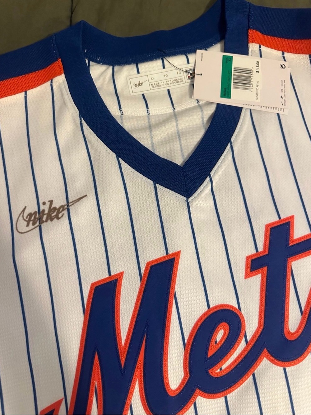 NWT NY METS NIKE COOPERSTOWN COLLECTION LIMITED EDITION JERSEY XL - Picture 6 of 9
